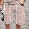 Männer Shorts Schwimmen Retro Muster Lose Herren Kleidung Sommer Mode Harajuku Casual Übergroßen Mann Badeanzug Bequem Lustig