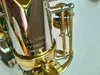 Jupiter Ny altsaxofon Mässing Nickelpläterad kropp Guldlack Key E-platt Musikinstrument Saxrör med munstyckefodral