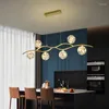 Pendente Candeeiros Lustres Gypsophila Lâmpada LED Sala de Estar Luz Simples Feijão Mágico Moderno Minimalista Iluminação de Restaurante Bolha de Luxo