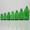 Бутылки для хранения 30 шт. 100 мл зеленого стекла эфирного масла.