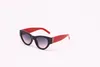 Роскошные солнцезащитные очки для женщин и мужчин Дизайнерский логотип y slm6090 той же стиль стаканы классические кошачьи глаза узкие рамы бабочки с коробкой