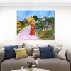 Modern Landscape Canvas Art Dorfstrabe in Aasgaardstrand Edvard Munch Painting Hand Painted High Quality