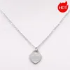 Sourire coeur collier classique titane acier amour pendentif colliers diamant cercle femme femme homme luxe designer cadeau lettre T argent non décoloration bijoux