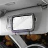 Nytt Rehinestone Car Sun Visir Makeup Mirror med LED-ljusfyllningsljus Skönhetsspegel diamant Bling Car Assessoires för tjejer