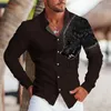 Men's Dress Shirts Wolf Graphic Shirt Fashion Casual Party Outdoor Super Cool Werewolf Pattern 2023 XL Soft Comfortable Fabric 230707
