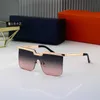 Moda Lou Top Cool Okulary przeciwsłoneczne Nowe bezszładne okulary przeciwsłoneczne Okulary One Piece One Piece z oryginalnym pudełkiem