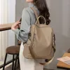 Backpack High Quality Leather Designer Women Shoulder Bags Multifunction Travel Backpacks School For Girls Bagpack Mochila