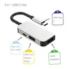 Port USB C 3 en 1 vers PD USB 3.0 4K 30Hz Type C hub adaptateur station d'accueil pour ordinateur portable