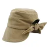 Chapeaux à large bord nœud papillon chapeau de pêcheur pour femmesversatile cravate bassin voyage hommes juste s'amuser mignon visières femmes