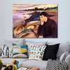 Modern Abstract Canvas Art Melancholy Edvard Munch Handmade Oil Painting Contemporary Wall Decor