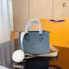 حقائب Onthego على Go Designer Bag Mini Totes Totes Leather 25cm Messenger Crossbody Bag Bag Wallet Wallet Bagbag