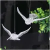 Autres Fournitures De Fête Festive 18 Pcs Cristal Transparent Acrylique Oiseau Colibri Plafond Tenture Murale Maison Mariage Scène Fond Dh5Gz