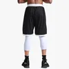 Shorts pour hommes Gym Sports à séchage rapide pour hommes Cordon respirant Courir Grand basket-ball Américain Au-dessous de la longueur du genou