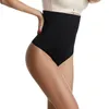 Women's Shapers Ladies' Solid Color High Waist Thong Body Shaping Belly Pants Exposed Buttocks Pp Buttock Womens Bikini Panties Seamless