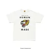 2022ss Camiseta Human Made Masculino Feminino Cabeça de Tigre Japonês Harajuku Camiseta Manga Curta 0227