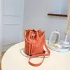 Hoge kwaliteit designer tas Luxe dames Bucket Bag mark Handtas Klassieke schoudertas met trekkoord Mode Volnerfleer Bucket Bag crossbody tas