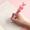 Цвета Kawaii Ballpoint Pen Corean канцелярские товары Симпатичные автоматические нейтральные ручки для написания детских подарков в школу офис