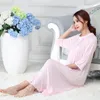 Women's Sleepwear Spring Womens Nightgown Modal Floral Night Dress For Sleeping Summer Home Dressing Gowns Sleepdress Pajamas Nightwear