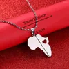Pendant Necklaces Africa Motherland Necklace Female Simple For Creative Map Women Ladies Party Jewelry