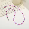 Choker Collier de perles fait à la main Perle de cerise rouge Esthétique Versatile Clavicule Coeur