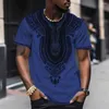 Hommes t-shirts Vintage Style ethnique chemise Dashiki vêtements traditionnels vêtements à manches courtes décontracté rétro Streetwear vêtements pour hommes 2023