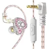 Q2Pro Kabelgebundener Kopfhörer In-Ear-Kopfhörer 3,5-mm-Rauschunterdrückung HiFi-Sound Mobiltelefon Kabelgebundener Ohrhörer-Kopfhörer Gaming Wear