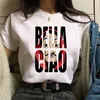 女性のTシャツベラチャオTシャツファッション女性ラカサパパペルTシャツ女性半袖トップティーカジュアルウーマンTシャツ230707