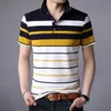 Cardigan Polo da uomo classica a righe in cotone manica corta 2023 Summer Plus Oversize Mxxxxl