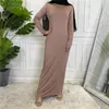 エスニック服下アバヤインナードレストルコアラビアイスラム教徒ファッションパキスタンアフリカドレスアバヤ女性のためのドバイカフタンローブイスラム