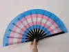 NOUVEAU NOUVEAU Arc-en-ciel Pliant Ventilateurs LGBT Coloré Ventilateur À Main pour Femmes Hommes Fierté Fête Décoration Musique Festival Événements Danse Rave En Gros