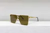 Óculos de sol fashion Lou top cool New L letter metal estilo INS Z1700U caixa oca moda personalizada com original
