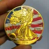 2011-2023 The United Statue of Liberty Challenge Coin 1 Oz Argento/Colorato Moneta da collezione America Regalo di capodanno Fine Collection