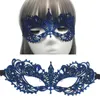 Maschera di pizzo per feste danzanti Puntelli di Halloween Maschera di lacci sexy Decorazioni in maschera veneziana Mezza maschera Maschere da donna TH0989