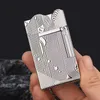 New Gold Sleeping Mermaid Pattern Retro Kerosine Lighter Sigaret Classic Sound Metal Men's Wear UQYN