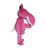 halloween Rosa elefant karaktär Maskot Kostymer Tecknad karaktär Outfit Kostym Xmas Utomhusfest Outfit Vuxen storlek PR Reklam Kläder