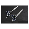 Hair Scissors 5Pcs/Set Hairdressing Tools 6.0 Inches Barber Kits Clipper Razor Styling Cutting Tool Combination Drop Delivery Product Dhnkk