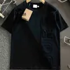 Ny 23ss Burby herr t-shirt Designer rundhalsad kortärmad t-shirt Herr Kvinnor Sweatshirt 3d Bokstavsutskrift Bomull Oversize t-shirt