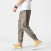 Men's Pants Chinese Style Harem Men Streetwear Casual Loose Joggers Mens Cotton Linen Sweatpants Anklelength Trousers S5XL 230707