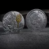 Konst och hantverk Jubileumsmynt Jubileumsmynt metall retro lucky coin guard spot