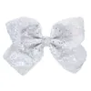 New JOJO childrens hair clip flip sequins gradual change 8inch big bow hair clip girls hair jewelry headwear fish scale design shiny childrens day girls sd053 E23