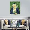 Modern Landscape Canvas Art Dame in Blau Edvard Munch Painting Hand Painted High Quality