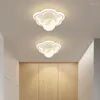 kroonluchters maan binnenkomst licht moderne led kroonluchter woonkamer gang interieur witte kleur lampen lampenkap lamp indoor verlichtingsarmaturen