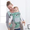 Cartoon baby bear carrying backpacks strap newborn baby front cross hug multi functional baby hugging tool waist stool carrying strap ergonomics sd057 E23