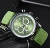 Reloj para hombre Todos los diales Trabajo Fecha automática Relojes para hombres Moda de lujo para hombre Correa de goma completa Reloj con movimiento de banda Relojes de pulsera