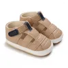 First Walkers Gummi rutschfeste PU Baby Sandalen Kind Sommer Jungen Mädchen Mode Turnschuhe Säuglingsschuhe 0-18 Monate