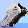 Sicherheitsschuhe R.xjian Fußballschuhe für Herren Outdoor Hochwertige atmungsaktive High-Top-Fußballschuhe Kind Junge TF/FG Fußballsportstiefel 230707