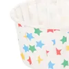 Bols 100 Pcs Gâteau Tasses Vaisselle Jetable Camping Fournitures Pique-Nique Décorations Lumière Fête Papier Anniversaire Cupcake Doublures