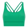 Naked Feel Workout Gym Sport Bras Top L141 Women Mid Support Shockproof Push Up Yoga Athletic Fitness Bra Top Top