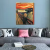 Abstract Figurative Art on Canvas The Scream Edvard Munch Handmade Oil Painting Modern Decor