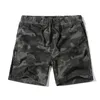 Men's Shorts 2023 Summer Camouflage Cotton Casual Mid-Waist Overalls Outdoor Loose Cargo